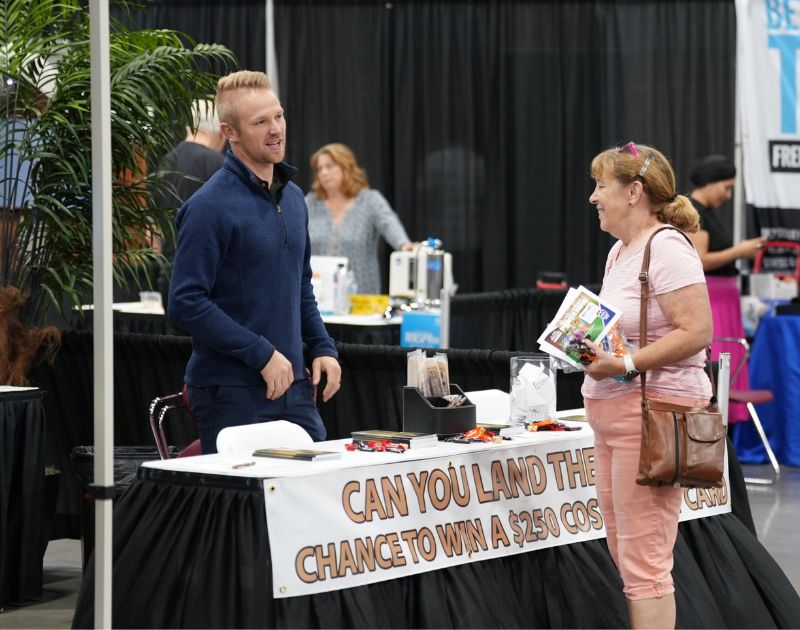 Homeowners and exhibitors at a Nationwide Expos home show, photo 6